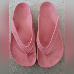 Women's Birkenstock Pink Sandals Size 8 (38-265) .  FL